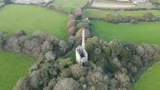 unity wood mine from above#drone#cornwall#exploring