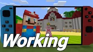 Playing a Nintendo Switch in Minecraft
