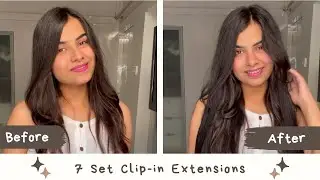 How to wear 7 Set Clip-in Extensions | Instant Volume and Length |The Shell Hair