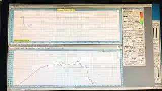 minimum-phase phase response of a measured woofer