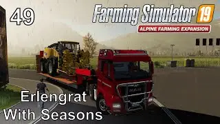 Sowing winter barley, greenhouses maintenance & rent a forager!l FS19 Erlengrat with Seasons #49