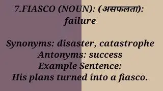 | Step Up Tutorial | Vocabulary | New Words | Antonyms | Synonyms |