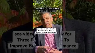 CEO? Why Training Must Be On Our Radar #ceo #ceoinsights #ceotraining #thoughtprovoking #bigpicture