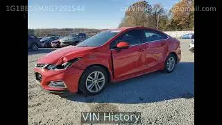 2016 CHEVROLET CRUZE 1G1BE5SMXG7291544