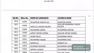 SDEO GK Paper  Result Complete