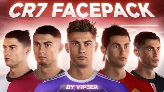 Cristiano Ronaldo FACEPACK For FIFA 23