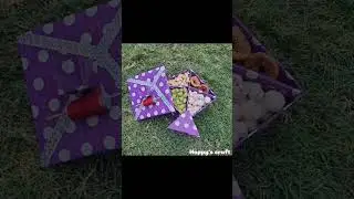 Uttarayan Special Kite Gift Box 🎁 | Handmade Makar Sankranti Gift #shortvideo #happyscraft
