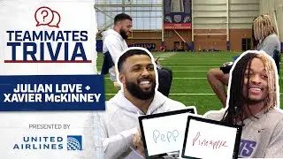 Teammates Trivia: Julian Love & Xavier McKinney 