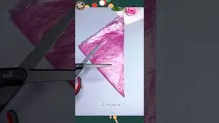 How to Make a Parachute with a Polythene Bag and Beverage Lid #viral#shorts#art