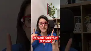 Creator Strategy Sessions 📓 #creatormarketing #artmarketing #smallbusinessmarketing