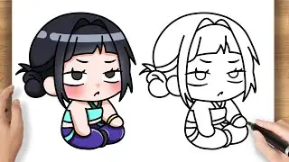 How to Draw Zoey Avatar Easy | KPop Demon Hunters Step by Step
