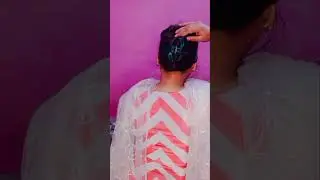 Beautiful flower claw clip hairstyle for girls😍|Easy, trendy & perfect for every occasion ✅| #shorts