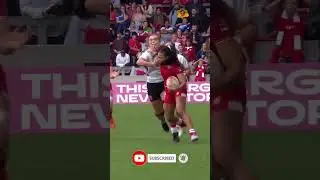 Asia Hogan-Rochester blistering speed - Canada vs Wales #rugby