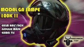 Vlog#02 || WAJIB BELI !! Budget di Bawah 100k Helm lo Bisa Keren !!!