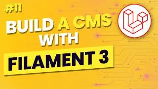 Let's build a CMS with Filament 3 and Laravel 11 | #11 - Database notifications & Spotlight