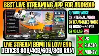 😍Best Live Stream App for Android | CameraFi Live Stream App Tutorial in Hindi | BGMI LIVE STREAMING