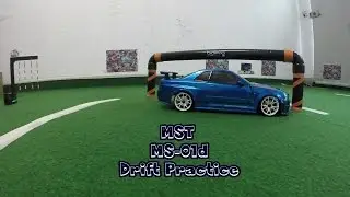 RC DRIFT - Технология максимальной скорости - MST MS-01d - Практика дрифта 1