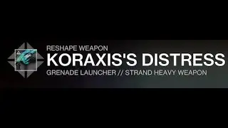 God Rolls For Koraxis's Distress PVP/PVE Crafting Guide