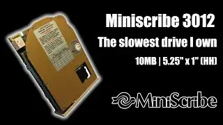 Sounds of the Miniscribe 3012