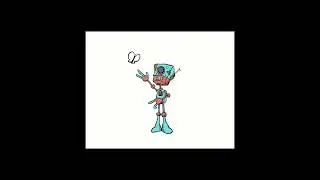 Happy lil robot. Timelapse digital art process.