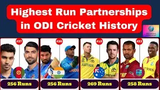 Record Breaking Partnerships! HIGHEST Run PARTNERSHIPS in ODI Cricket 💥🏏