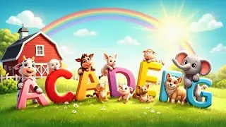 Sing Along to the FUN Alphabet Song with Phonics Farm Friends 🐮! #trending #kidsworld