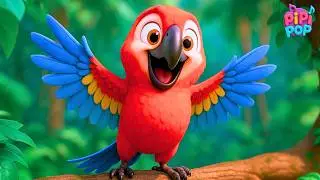 Macaw Parrot Kids Song | Pi Pi Pop Kids Music