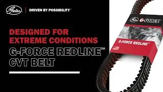 Gates G-Force RedLine&trade; CVT Belt for Extreme Conditions