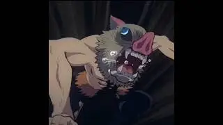 inosuke in his dream😡#demon Slayer#viral#anime#demonslaye#short