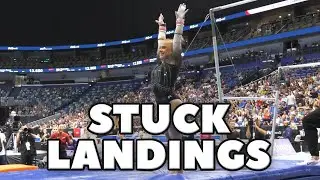Every Stuck Landing at the 2025 U.S. Championships