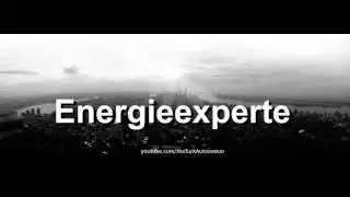 Jak wym&oacute;wić Energieexperte w języku niemieckim?