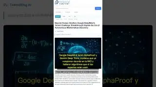 🧐👉 DeepMind revienta el reto matem&aacute;tico: IA ya descubre teoremas sola #QixNewsAI