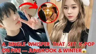 &ldquo;A Single Whisper That Set K-Pop on Fire &mdash; Jungkook & Winter&rdquo;😱#kpopnews #BTSJungkook#aespaWinter