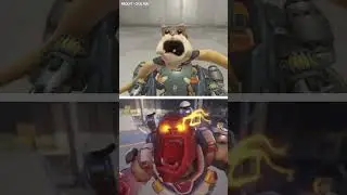 Cursed Hammond doing tank highlights in Overwatch