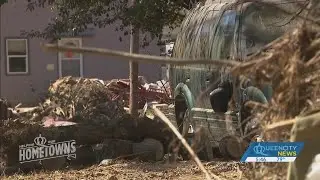 Buncombe County woman receiving tiny home after neighborhood destroyed by Helene