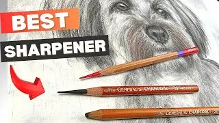 Идеальная точилка для угля и цветных карандашей!!