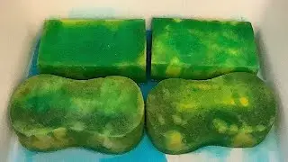 THICK LAUNDRY SOAP • SOFT SPONGES SQUEEZING ASMR ✨💙✨💙