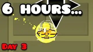 🔴BEATING 6 HOUR GD LEVEL (EATEOT 5%)🔴Day 3🔴I'M SUPER COOKED