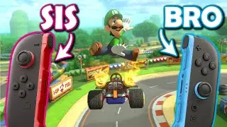 Mario Kart, но мы используем одни и те же джойстики Joy-Con.