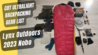 Continental Divide Trail North Bound Thru-hiking Gear List 2023