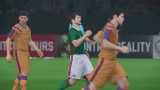 Barcelona vs Eastern Europe 6-1 (PES 2017) PS4