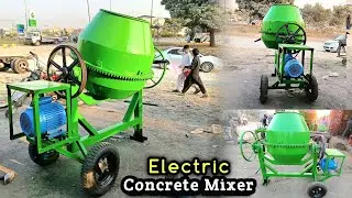 Best Concrete Mixer for Small Projects : Small Electric Concrete Mixer Machine #cementmixer #2026