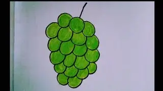 How to draw a grape drawing  💥 angor  fol aka #drawing #art #grape #grapeart #grapedrawing #draw
