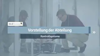 Vorstellung der Abteilung: Kontrollsysteme