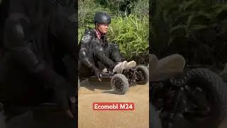 Suspension off-road electric mountain board conquers any terrain#ecomoblm24 #offroadboard #eboarding