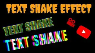 Text Shake Effect - Video Editing Tutorial