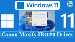 ✅ How To Install Canon Maxify IB4020 Driver in Windows Computer