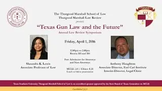 2016: Texas Campus Carry and Open Carry Laws