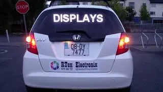In Car LED Sign pixel pitch 4mm