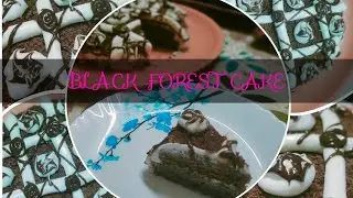 Easy home made black forest cake| eggless| without cherry schnapps| lockdown baking tips
